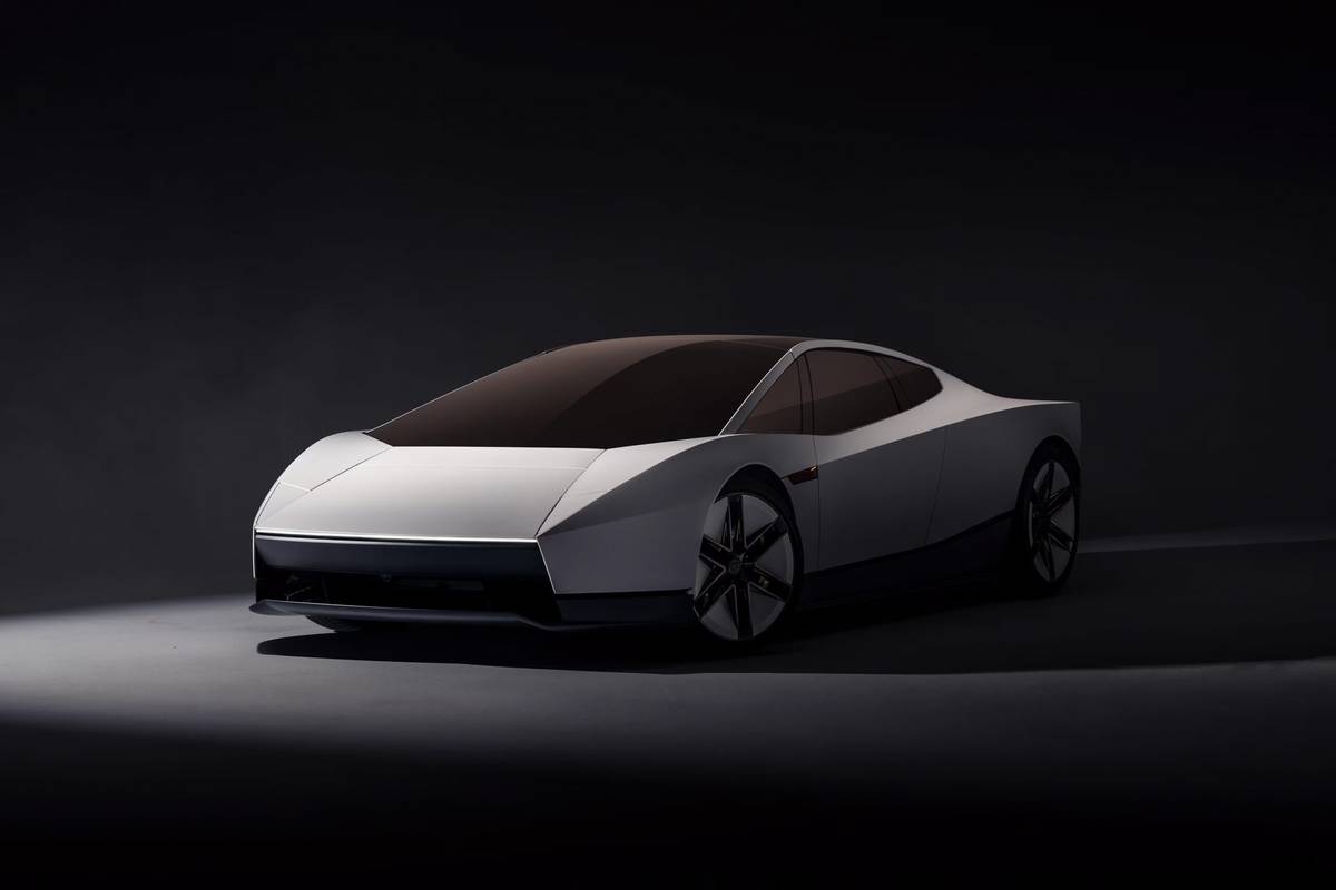 Tesla Roadster electric sports car featuring a futuristic design and advanced performance styling.